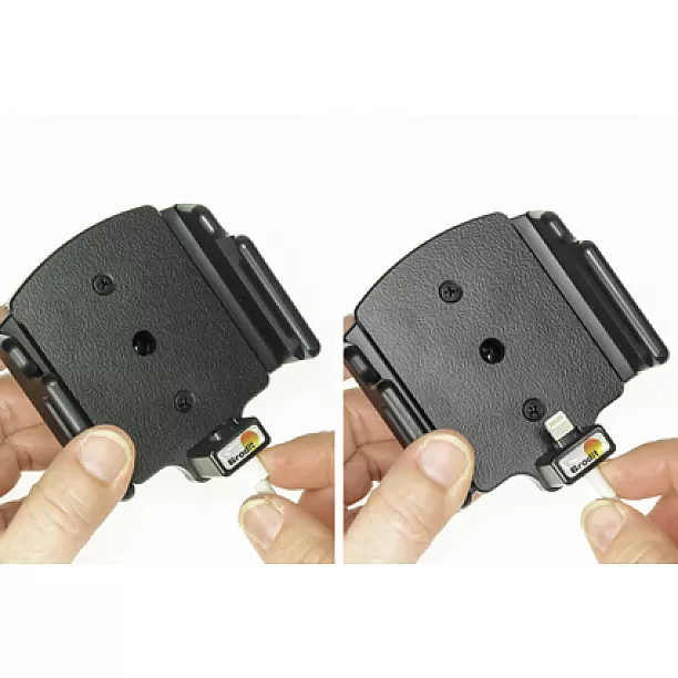 Brodit houder - Apple iPhone 6S / 7 / 8 / X / Xs Passieve houder voor originele kabel.