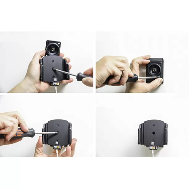 Brodit houder - Apple iPhone 6S / 7 / 8 / X / Xs Passieve houder voor originele kabel.