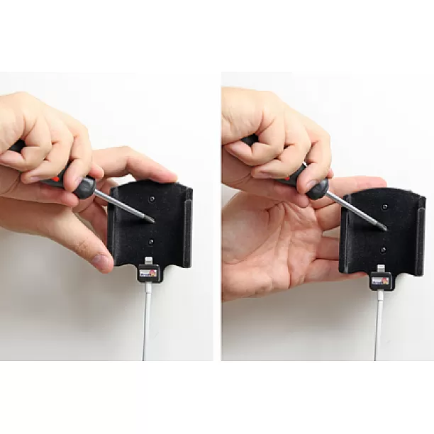 Brodit houder - Apple iPhone 6/6S en 7  Passieve houder. Originele lightning naar 30-pin adapter kabel (Gestoffeerd)