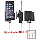 Brodit houder - Apple iPhone 6/6S en 7  Passieve houder. Originele lightning naar 30-pin adapter kabel (Gestoffeerd)