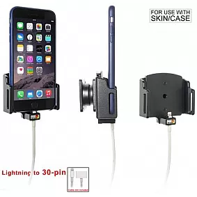 Brodit houder - Apple iPhone 6Plus / 6SPlus / 7Plus / 8Plus / X / Passieve verstelbare houder. Lightning naar 30-pin