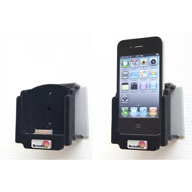 Brodit houder - Apple iPhone 4/4S Passieve houder met ingebouwde connectorLet op: Uitlopend artikel, Kan niet retour
