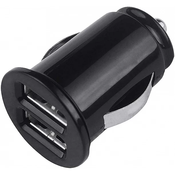 Grab 'n Go - 2.4A/12W Dual USB-A Car Charger - Black Grab 'n Go - 2.4A/12W Dual USB-A Car Charger - Black