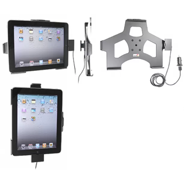 Apple iPad 1 Actieve houder met 12V USB plug Let Op: Uitlopend Artikel, Kan niet retour!