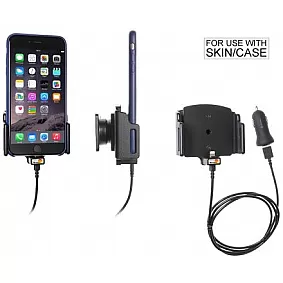 Brodit houder - Apple iPhone 6Plus/ 6SPlus/ 7Plus/ 8Plus/ X /Xs/Xs Max Actieve verstelbare houder met 12V USB plug