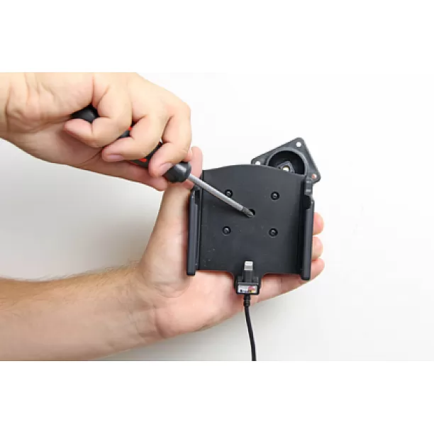 Brodit houder - Apple iPhone 6/7/8 Plus Actieve houder met 12V USB plug. Otterbox defender hoes,