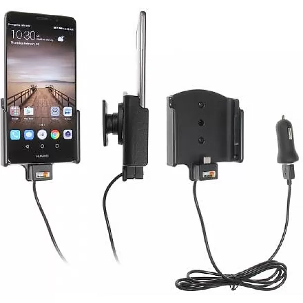 Brodit houder - Huawei Mate 9 Actieve houder met 12V USB plug Brodit houder - Huawei Mate 9 Actieve houder met 12V USB plug