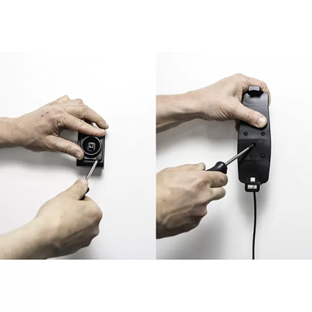 Brodit houder - Samsung Galaxy S8+ / S9+ / S10+ Actieve houder met 12V USB plug. Met hoes