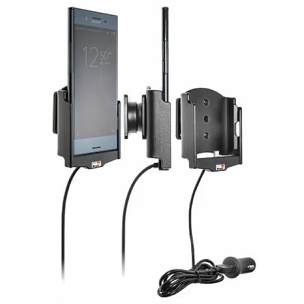 Brodit houder - Sony Xperia XZ Premium Actieve houder met 12V USB plug Brodit houder - Sony Xperia XZ Premium Actieve houder met 12V USB plug