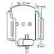 Brodit houder - Universele verstelbare houder met vaste voeding width: 62-77 mm thickness: 9-13 mm Brodit houder - Universele verstelbare houder met vaste voeding width: 62-77 mm thickness: 9-13 mm