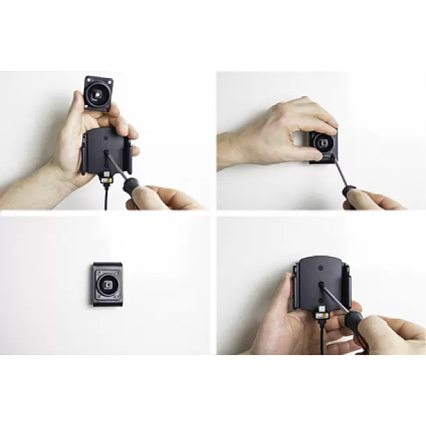 Brodit houder - Universele verstelbare houder USB-C met vaste voeding width: 75-89 mm thickness: 9-13 mm Brodit houder - Universele verstelbare houder USB-C met vaste voeding width: 75-89 mm thickness: 9-13 mm