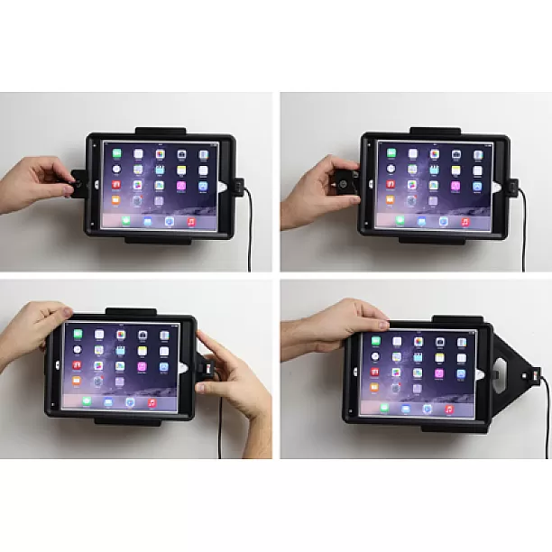 Apple iPad Air 2 Actieve houder met 12/24 V lader met swivel Apple iPad Air 2 Actieve houder met 12/24 V lader met swivel