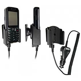 Brodit houder - Nokia 6233 Actieve houder met 12/24V lader. Let op: Uitlopend artikel, Kan niet retour!