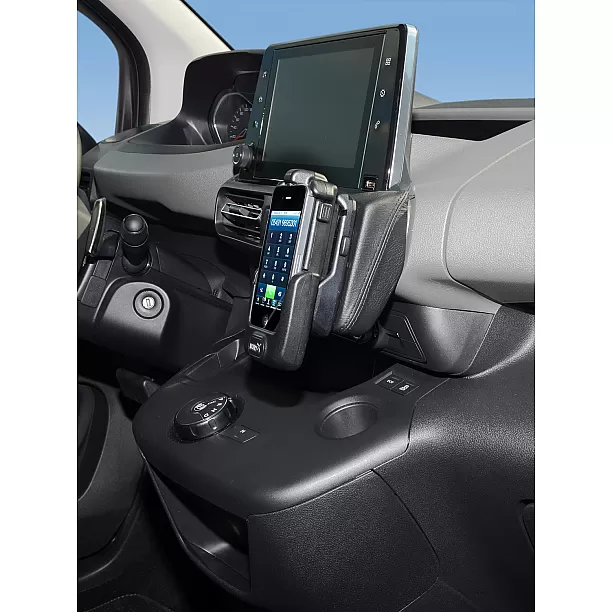 Houder - Kuda Citroën Berlingo III - Peugeot Partner III 2018-> Opel Combo 2018-> Kleur : Zwart Houder - Kuda Citroën Berlingo III - Peugeot Partner III 2018-> Opel Combo 2018-> Kleur : Zwart