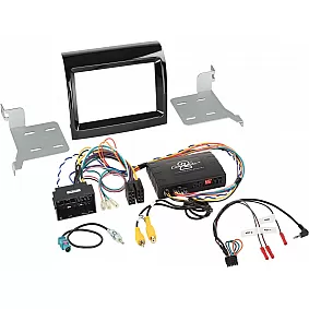 2-DIN Inbouw-Kit + Infodapter Fiat Ducato/ Citroën Jumper/ Peugeot Boxer(250*) 2016-> Pianolak Zwart