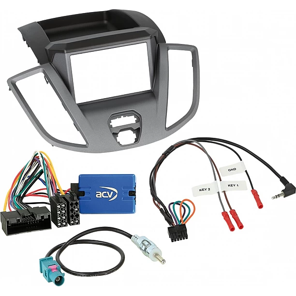 2-DIN Kit Ford Transit 2014-2019 met vak