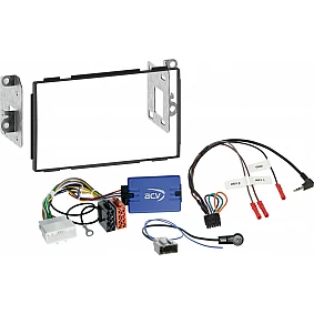 2-DIN Kit Nissan Qashqai 2007-2013 schwarz