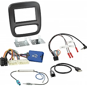 2-DIN kit Fiat/Nissan/Opel/Renault handmatige klimaatregeling