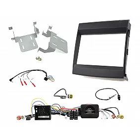 2-DIN Inbouw-KIT Porsche Cayenne zonder Soundsystem 2011-2016 Zwart