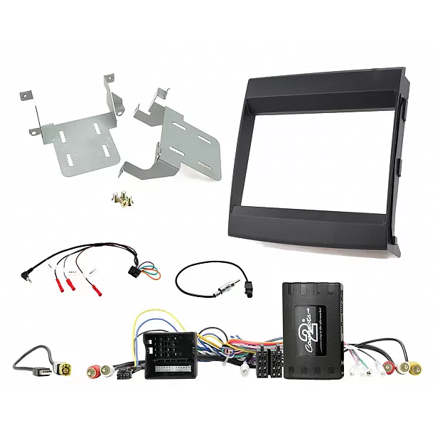 2-DIN Inbouw-KIT Porsche Cayenne 2011-2016 - Info adapter/analoge versterker