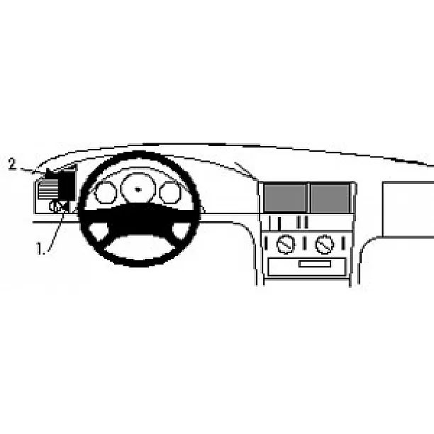 Houder - Brodit ProClip - Mercedes Benz C-Klasse (180-320) 1993-1999 Left mount Houder - Brodit ProClip - Mercedes Benz C-Klasse (180-320) 1993-1999 Left mount