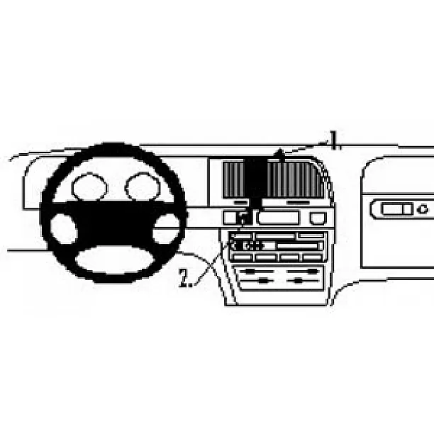 Houder - Brodit ProClip - Citroën Xantia II 1998-2004 Center mount Houder - Brodit ProClip - Citroën Xantia II 1998-2004 Center mount