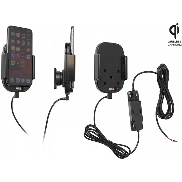 Brodit houder - Apple iPhone 11 Pro Qi Wireless Actieve houder met vaste voeding Brodit houder - Apple iPhone 11 Pro Qi Wireless Actieve houder met vaste voeding