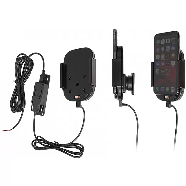 Brodit houder - Apple iPhone 11 Pro Qi Wireless Actieve houder met vaste voeding Brodit houder - Apple iPhone 11 Pro Qi Wireless Actieve houder met vaste voeding