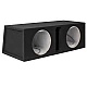 GAS Audio Power Gepoorte Subwooferkist 2x10 GAS Audio Power Gepoorte Subwooferkist 2x10