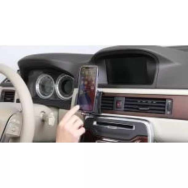 Brodit houder - Apple iPhone 13 / 13 Pro , Actieve verstelbare  houder met 12V USB SIG-Plug 70-83mm