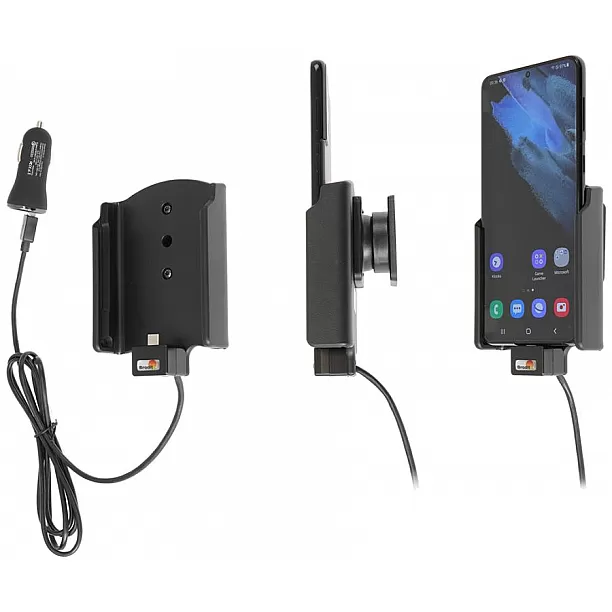 Brodit houder - Samsung Galaxy S21 PLUS  Actieve houder met 12V USB plug