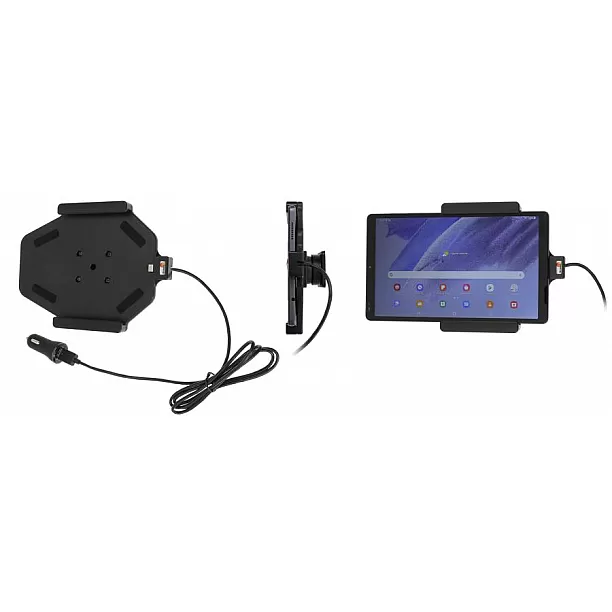 Samsung Galaxy Tab A7 Lite Actieve houder met 12V USB plug Samsung Galaxy Tab A7 Lite Actieve houder met 12V USB plug