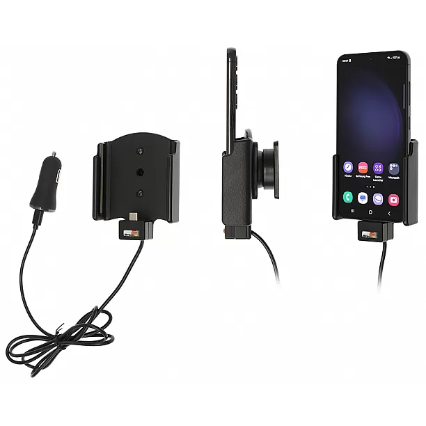 Brodit houder - Samsung Galaxy S23 Actieve houder met 12V USB plug