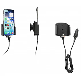 Brodit houder - Appel Iphone Air Actieve verstelbare houder met 12v sig-plug