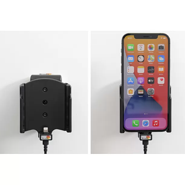 Brodit houder - Apple iPhone 12 / 12 Pro /  Actieve houder met vaste voeding