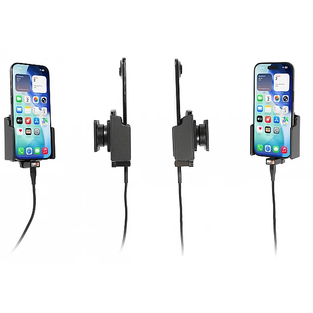 Brodit houder - Apple Iphone Air verstelbare Actieve houder met vaste voeding 70-83/2-10mm