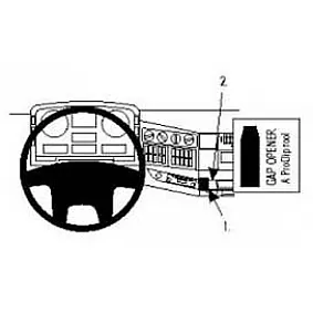 Houder - Brodit ProClip - MAN TG-Serie 2000-2014 Angled mount