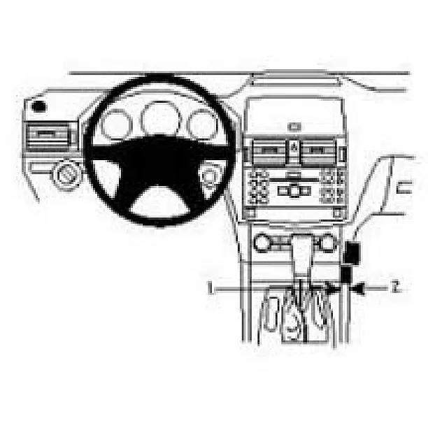 Houder - Brodit ProClip - Mercedes Benz C-Klasse (180-320) 2007-2010 Angled mount Houder - Brodit ProClip - Mercedes Benz C-Klasse (180-320) 2007-2010 Angled mount