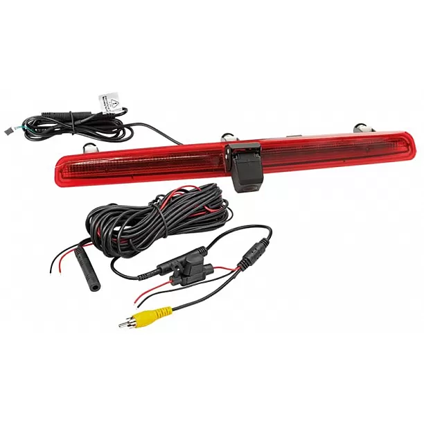 Achteruitrij camera 3e remlicht VW T5 2003-2015 met oriëntatielijnen, nachtzichtfunctie Achteruitrij camera 3e remlicht VW T5 2003-2015 met oriëntatielijnen, nachtzichtfunctie