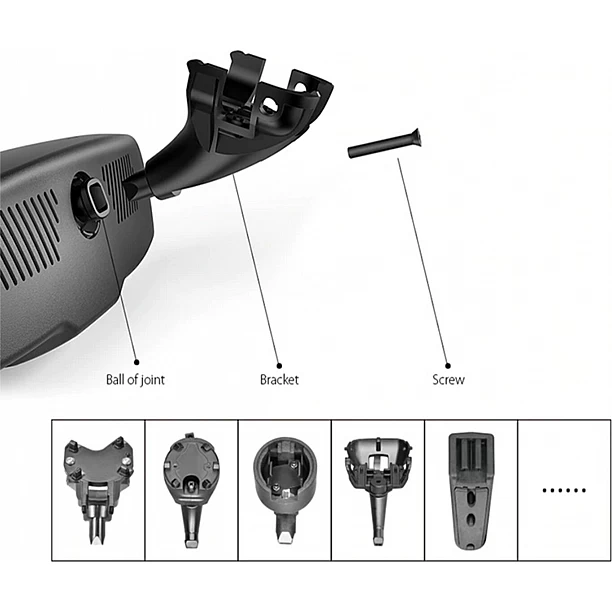 Voertuigspecifieke adapter voor spiegelmonitor Audi Voertuigspecifieke adapter voor spiegelmonitor Audi