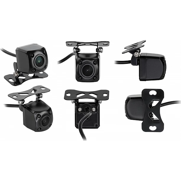 Mini achteruitrij camera universeel zwart NTSC met beeldlijnen,spiegelfunctie en nachtzichtfunctie Mini achteruitrij camera universeel zwart NTSC met beeldlijnen,spiegelfunctie en nachtzichtfunctie