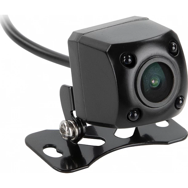 Mini achteruitrij camera universeel zwart NTSC met beeldlijnen,spiegelfunctie en nachtzichtfunctie Mini achteruitrij camera universeel zwart NTSC met beeldlijnen,spiegelfunctie en nachtzichtfunctie