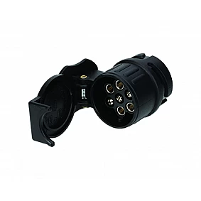 Verloopstekker 13 naar 7 polig kort adapter (verpakt in polybag met eurosleuf)