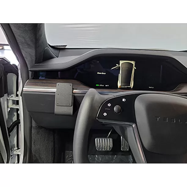 Houder - Brodit ProClip - Tesla Model S 2022-> - Model X 2021-> Left mount Houder - Brodit ProClip - Tesla Model S 2022-> - Model X 2021-> Left mount