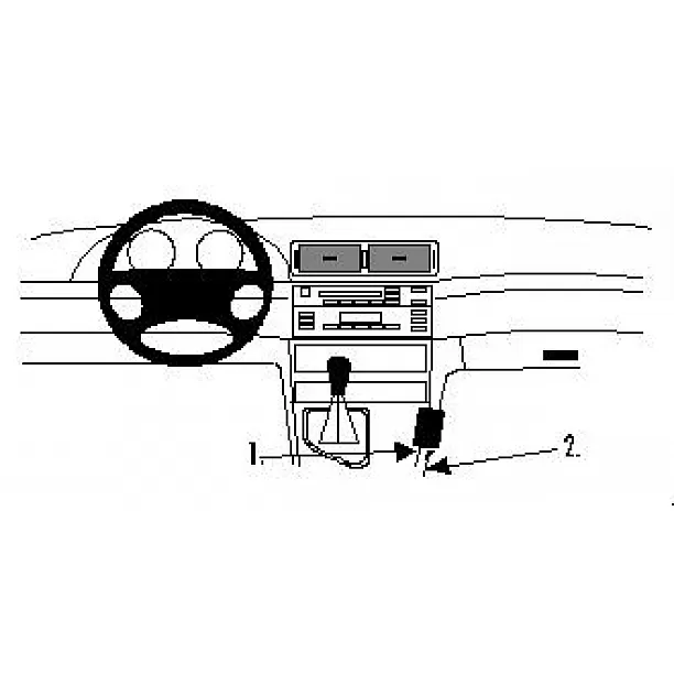 Houder - Brodit ProClip - BMW 3-Serie M3 E46 / 1998-2004 / Compact 2001-2007 Console mount Houder - Brodit ProClip - BMW 3-Serie M3 E46 / 1998-2004 / Compact 2001-2007 Console mount