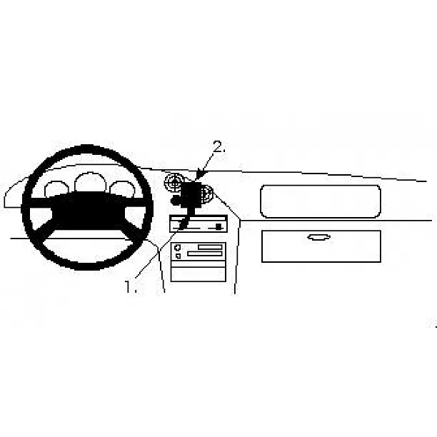 Houder - Brodit ProClip - Mazda MX-3 94-97 Center mount Houder - Brodit ProClip - Mazda MX-3 94-97 Center mount