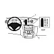 Houder - Brodit ProClip - Daihatsu YRV 2001-2007 Center mount Houder - Brodit ProClip - Daihatsu YRV 2001-2007 Center mount