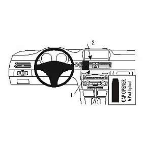 Houder - Brodit ProClip - BMW 3-Serie /E90/E91/E92/E93 2005-2012 Center mount