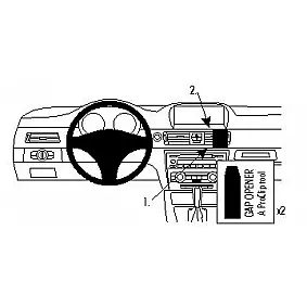 Houder - Brodit ProClip - BMW 3-Serie /E90/E91/E92/E93 2005-2012 Angled mount