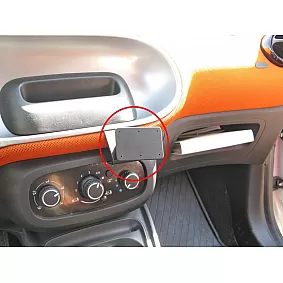 Houder - Brodit ProClip - Smart ForFour 2015-2022 / ForTwo 2015-2024 Angled mount